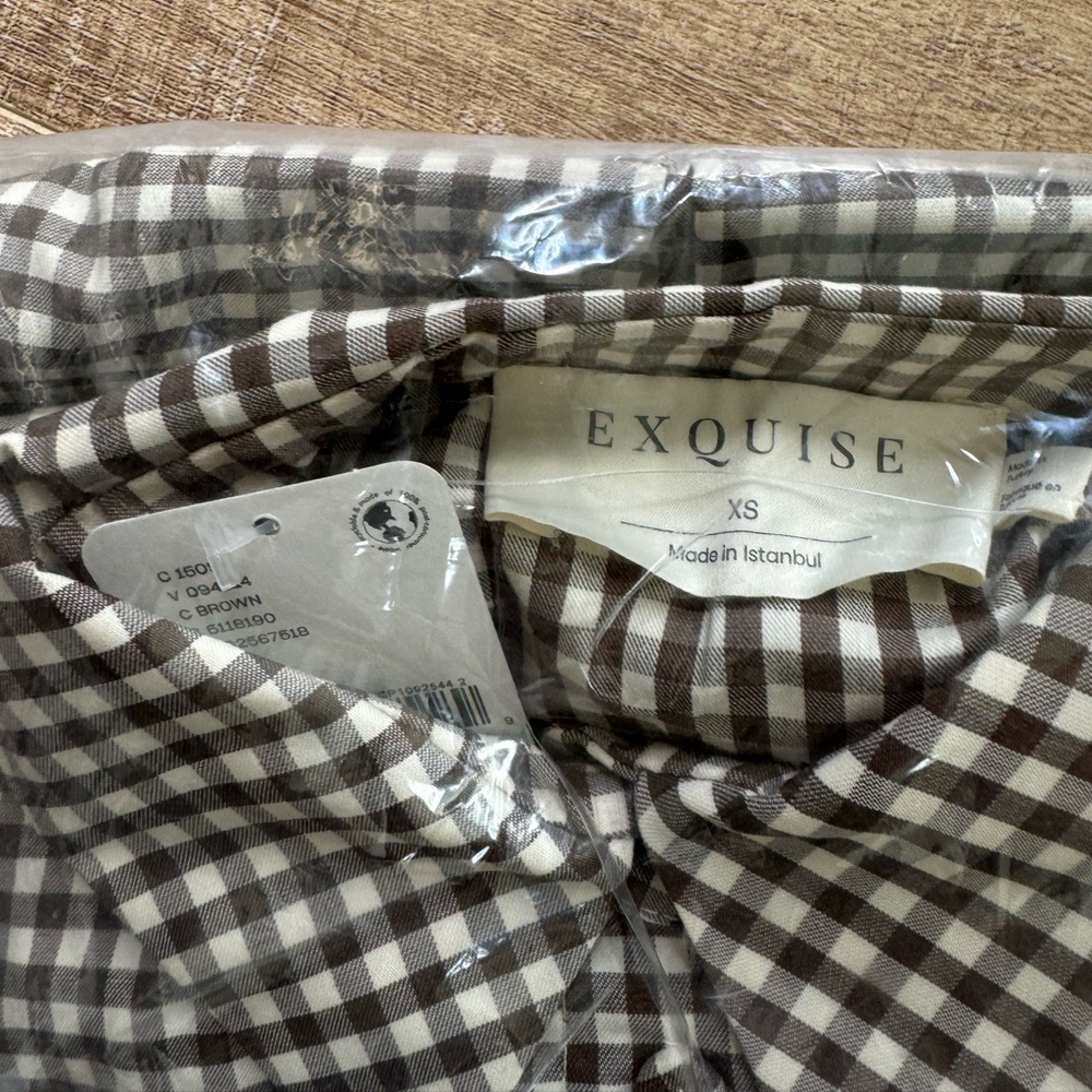 New Anthropologie x Exquise The Tobie Brown Shirt Dress Cottagecore peasant - Picture 4 of 4